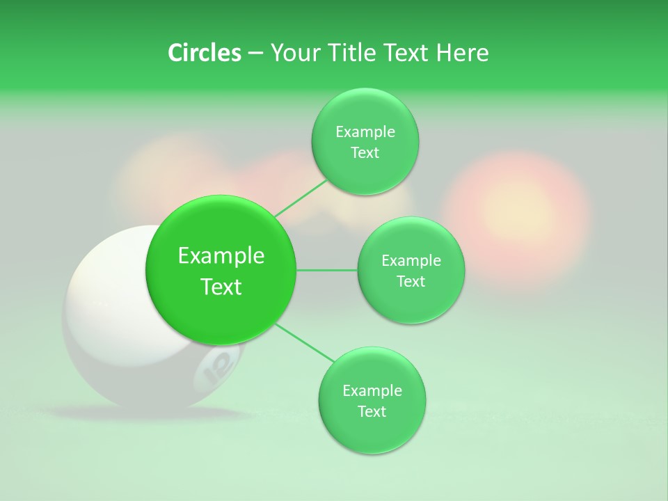 Sphere Snooker Depth PowerPoint Template