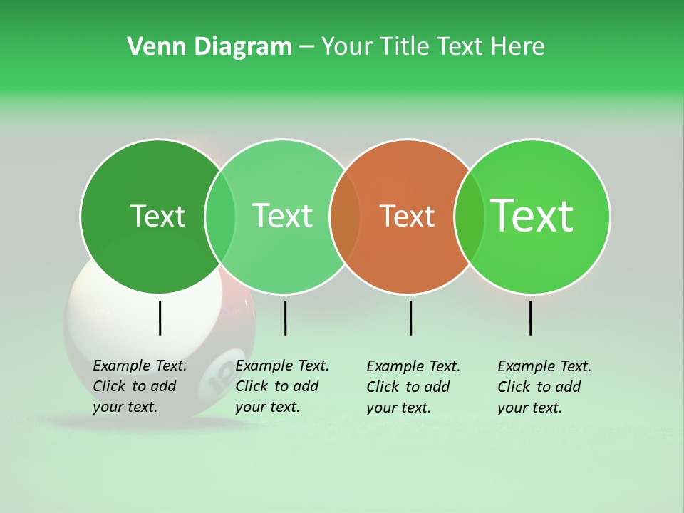Sphere Snooker Depth PowerPoint Template