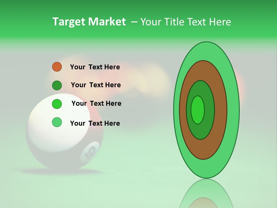 Sphere Snooker Depth PowerPoint Template