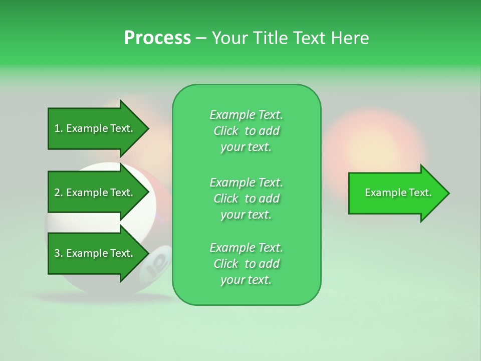 Sphere Snooker Depth PowerPoint Template