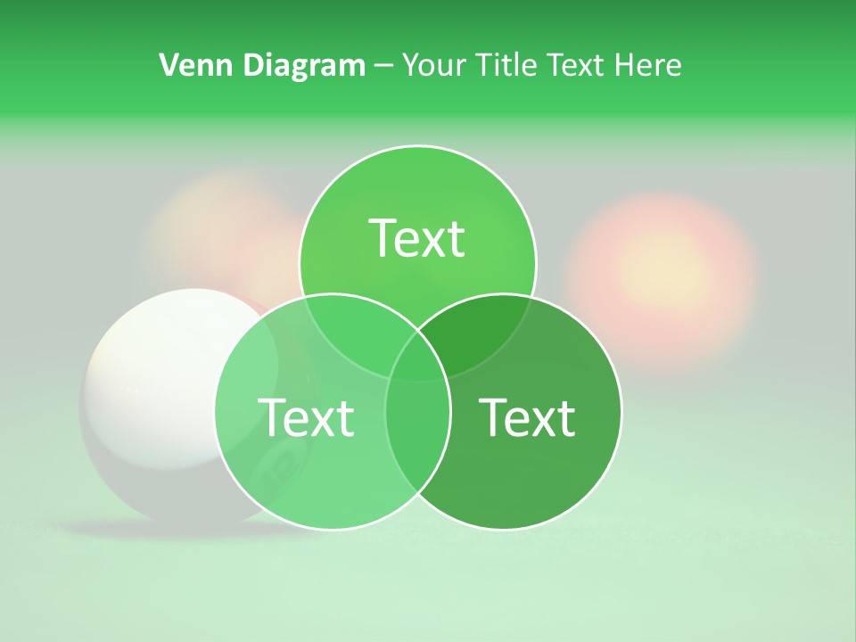 Sphere Snooker Depth PowerPoint Template