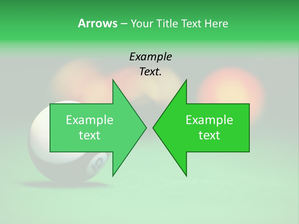 Sphere Snooker Depth PowerPoint Template