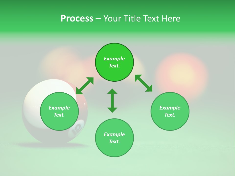 Sphere Snooker Depth PowerPoint Template