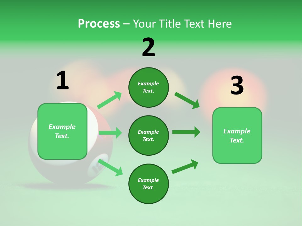 Sphere Snooker Depth PowerPoint Template