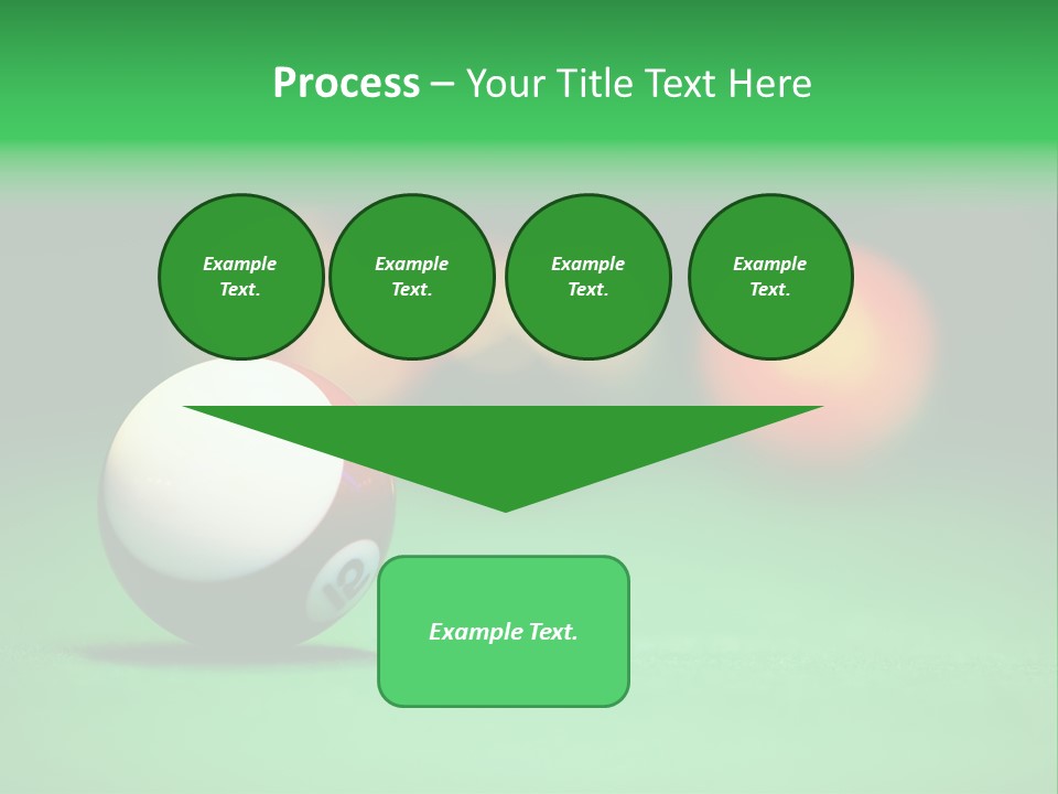 Sphere Snooker Depth PowerPoint Template