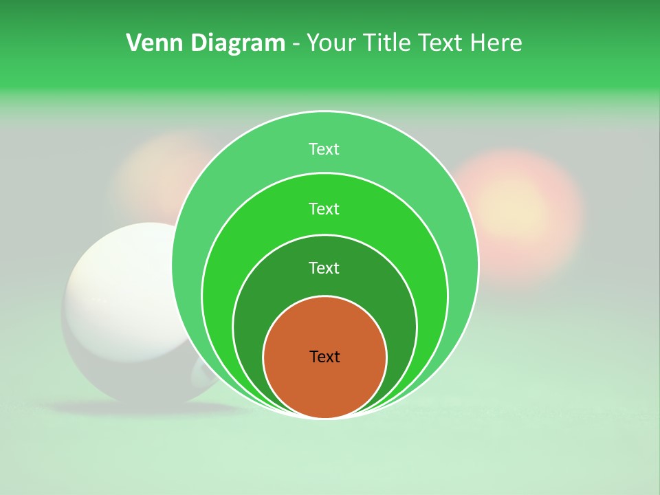 Sphere Snooker Depth PowerPoint Template