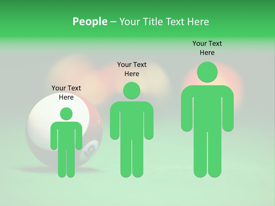 Sphere Snooker Depth PowerPoint Template
