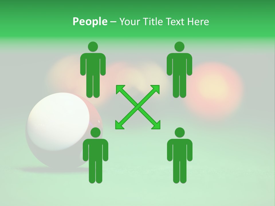 Sphere Snooker Depth PowerPoint Template