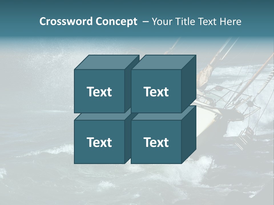 Collapsing Resort Nobody PowerPoint Template
