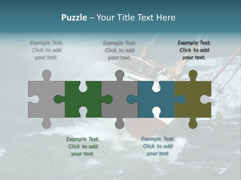 Collapsing Resort Nobody PowerPoint Template