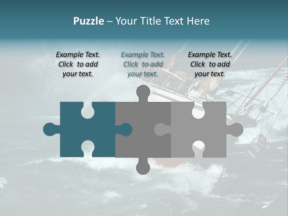 Collapsing Resort Nobody PowerPoint Template