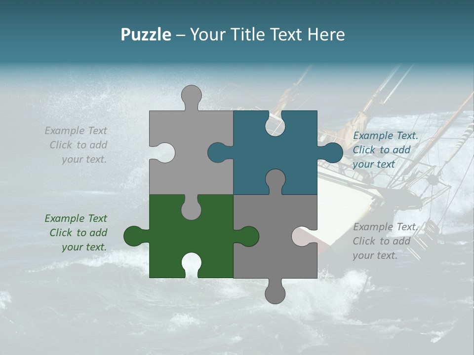 Collapsing Resort Nobody PowerPoint Template