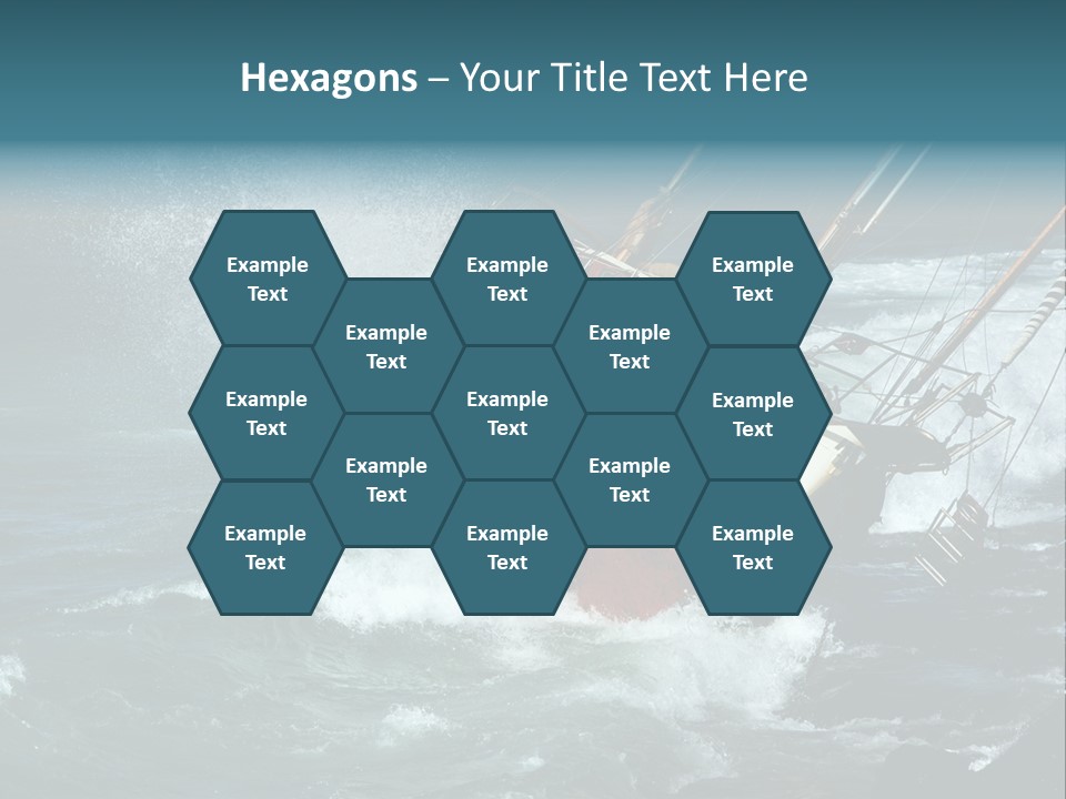 Collapsing Resort Nobody PowerPoint Template