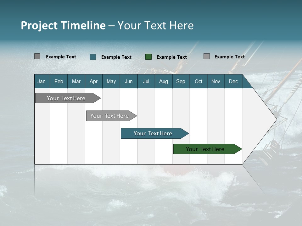 Collapsing Resort Nobody PowerPoint Template
