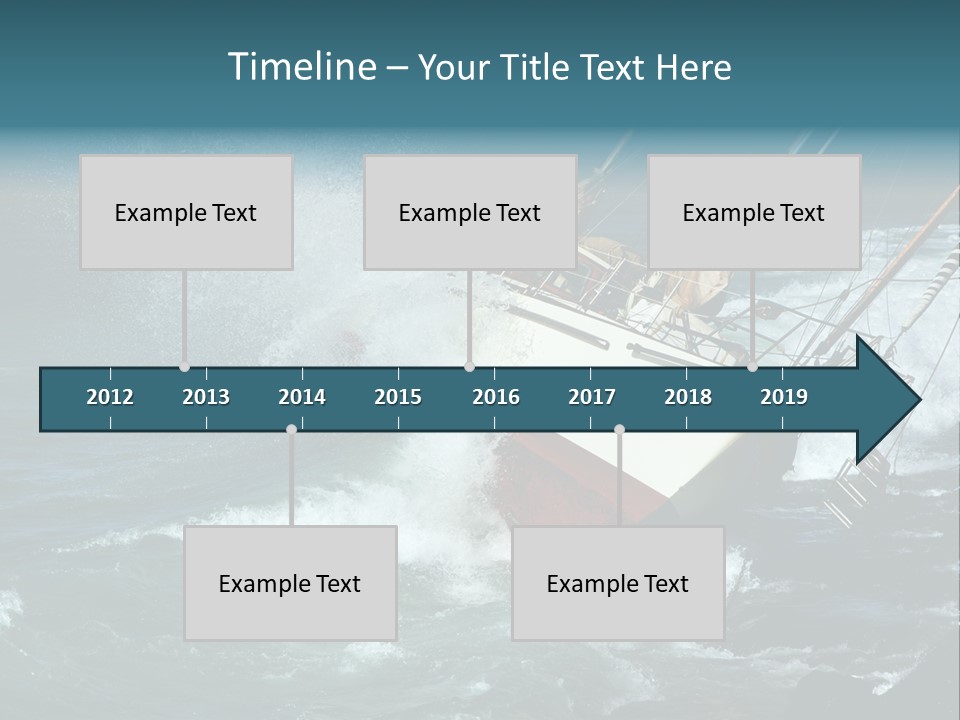 Collapsing Resort Nobody PowerPoint Template
