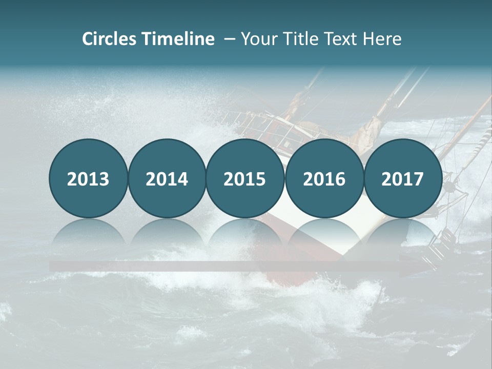 Collapsing Resort Nobody PowerPoint Template