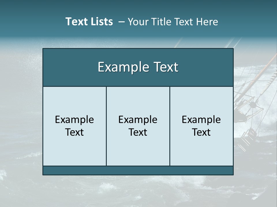 Collapsing Resort Nobody PowerPoint Template