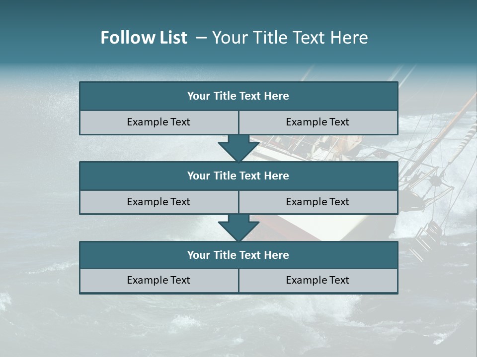 Collapsing Resort Nobody PowerPoint Template