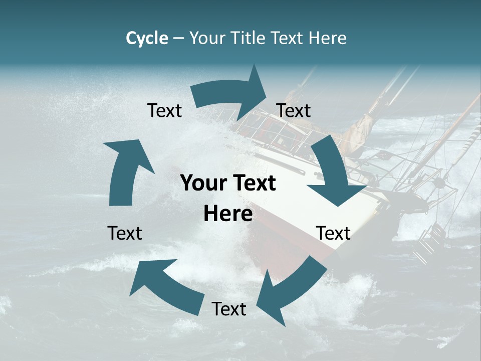 Collapsing Resort Nobody PowerPoint Template
