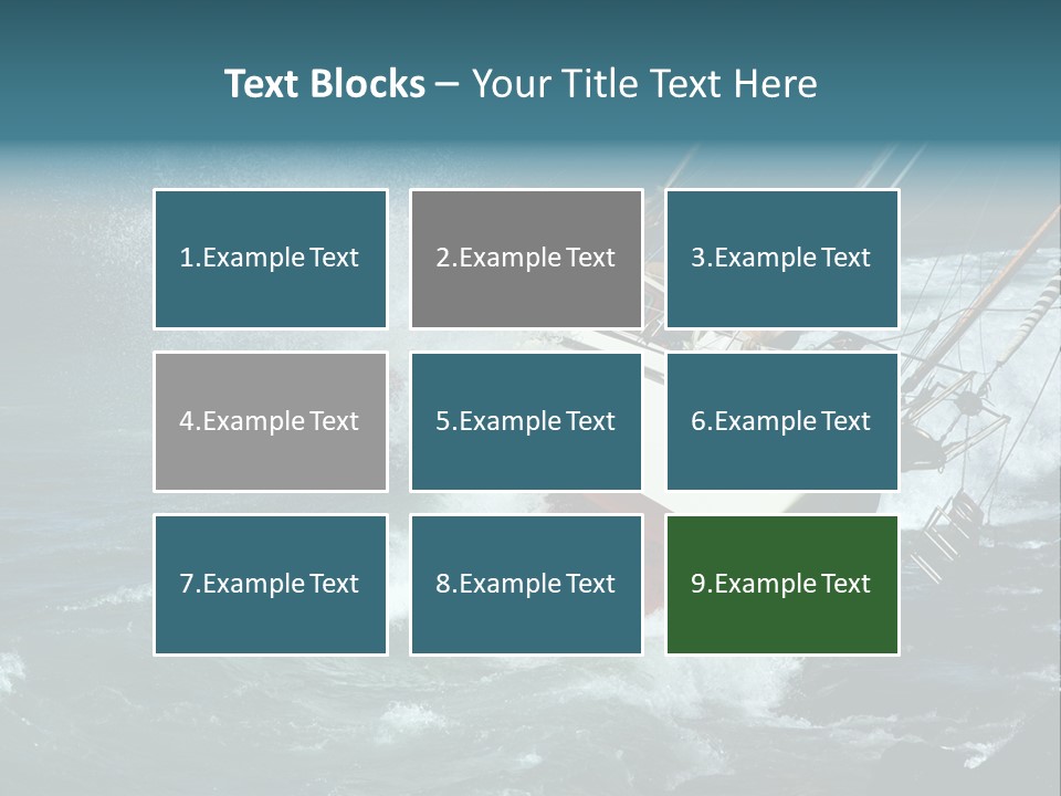Collapsing Resort Nobody PowerPoint Template