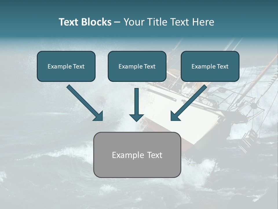 Collapsing Resort Nobody PowerPoint Template