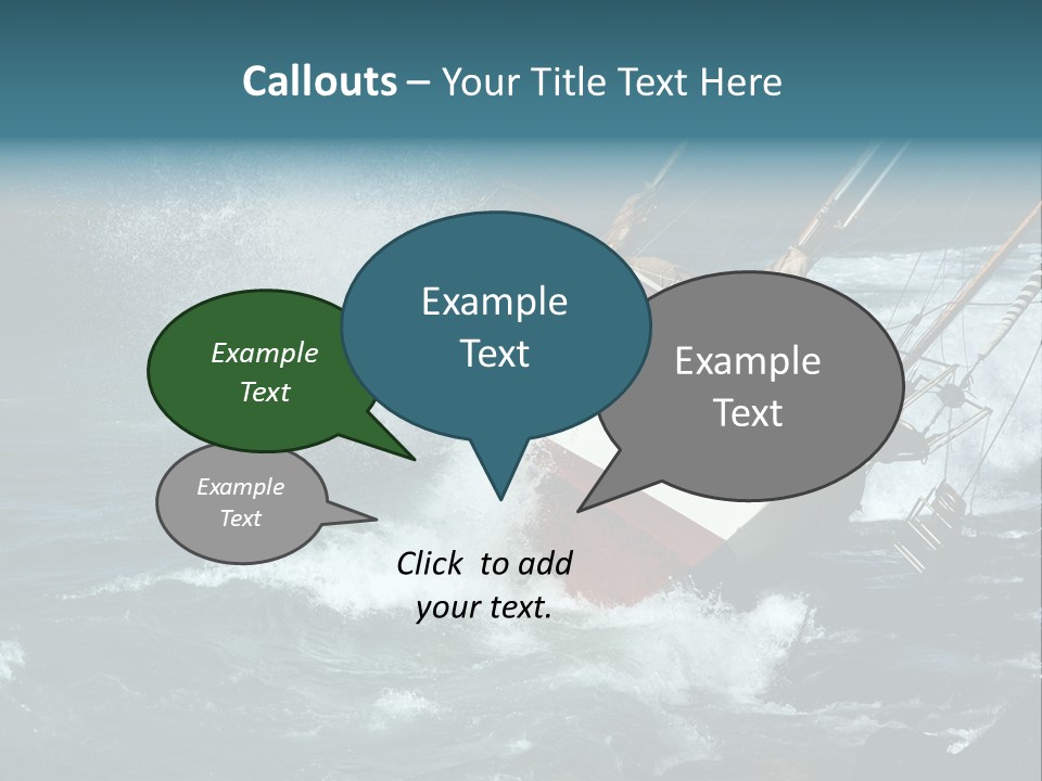 Collapsing Resort Nobody PowerPoint Template