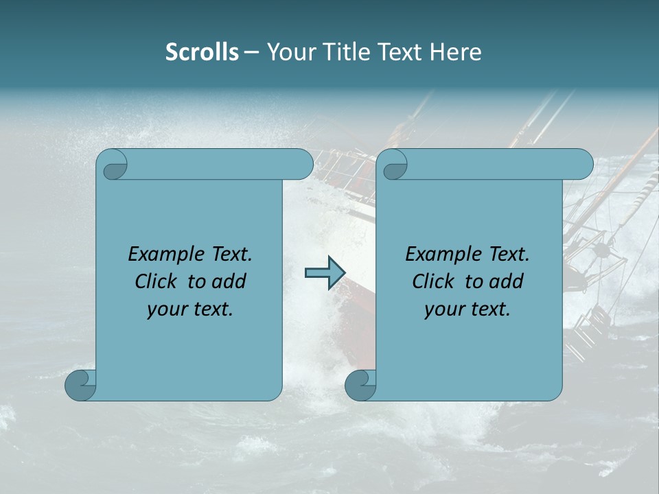 Collapsing Resort Nobody PowerPoint Template