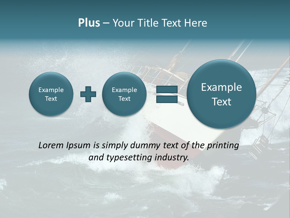 Collapsing Resort Nobody PowerPoint Template