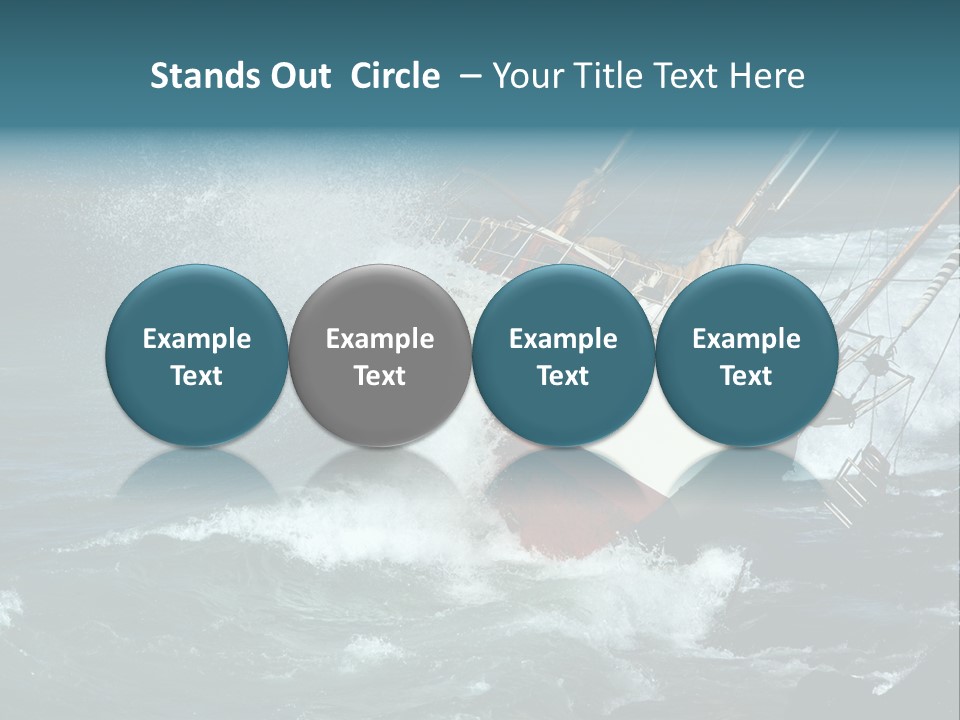 Collapsing Resort Nobody PowerPoint Template