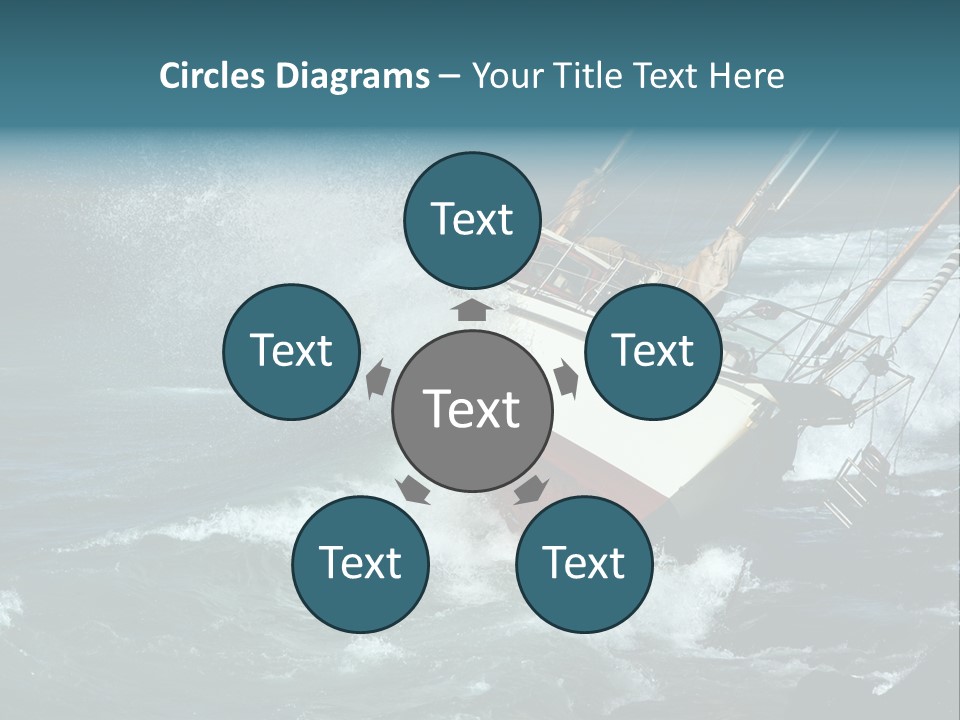 Collapsing Resort Nobody PowerPoint Template