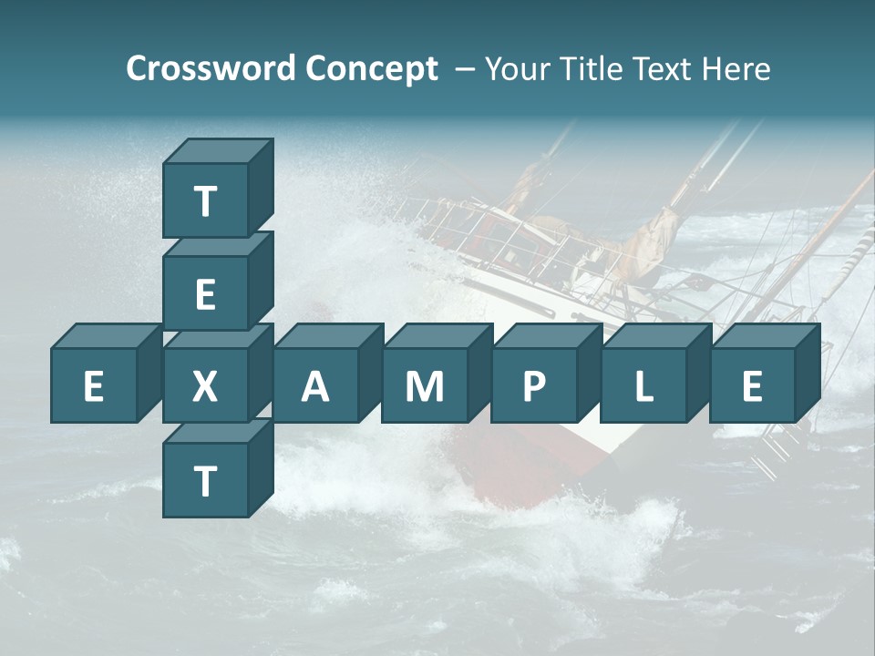 Collapsing Resort Nobody PowerPoint Template