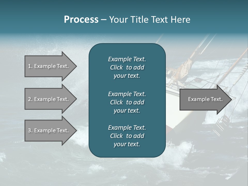 Collapsing Resort Nobody PowerPoint Template