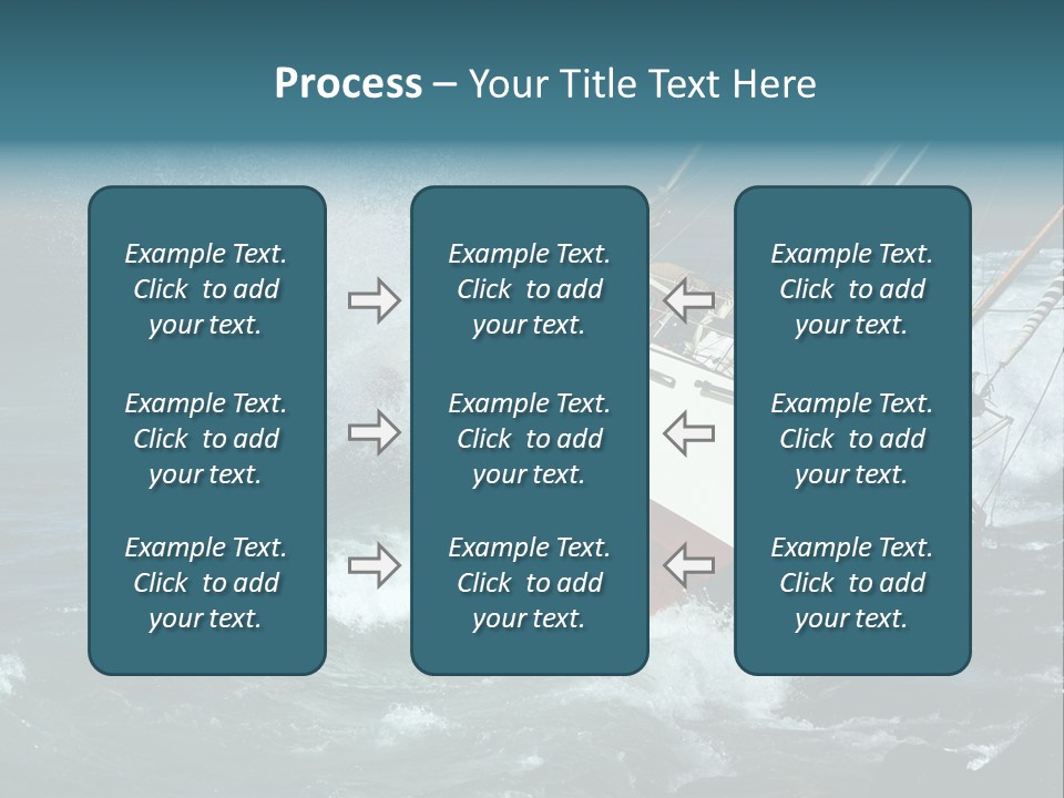 Collapsing Resort Nobody PowerPoint Template