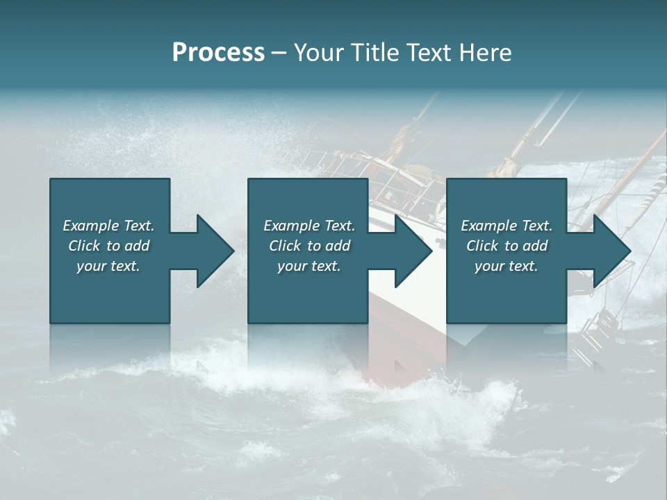 Collapsing Resort Nobody PowerPoint Template