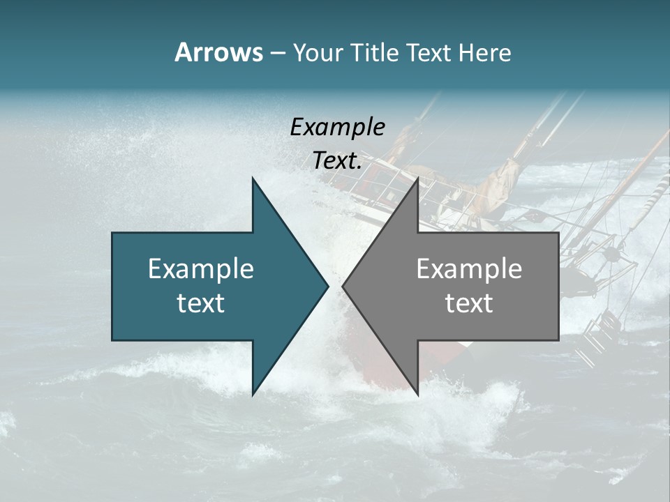 Collapsing Resort Nobody PowerPoint Template