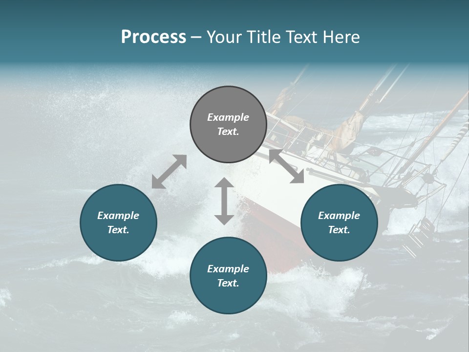 Collapsing Resort Nobody PowerPoint Template