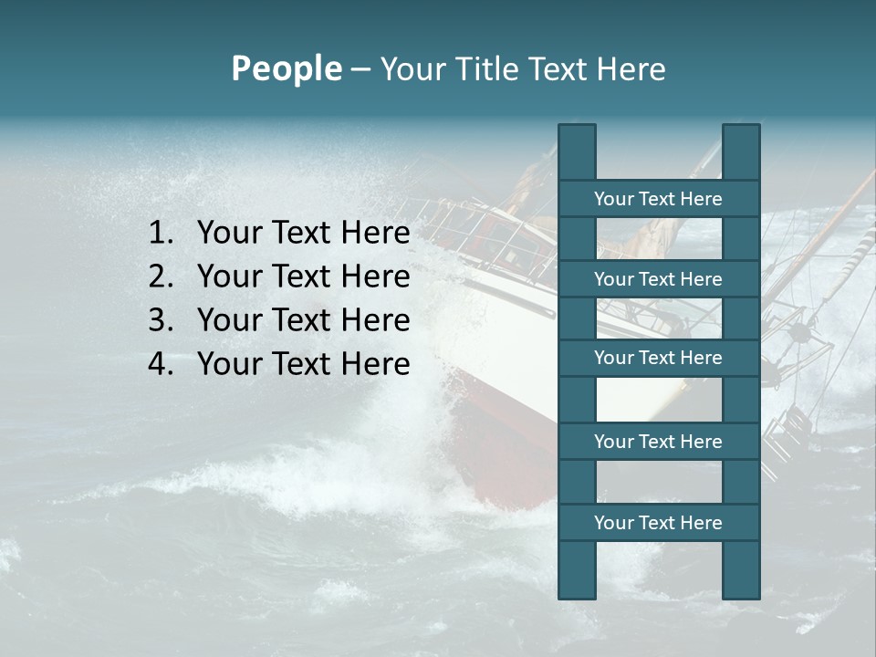 Collapsing Resort Nobody PowerPoint Template