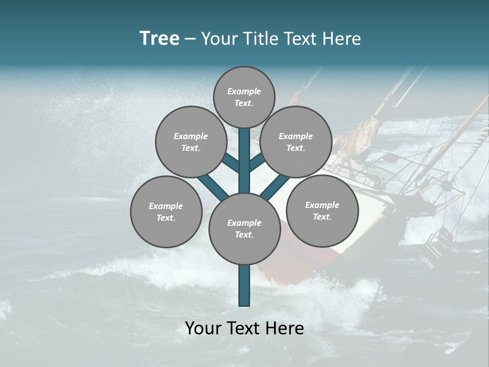 Collapsing Resort Nobody PowerPoint Template