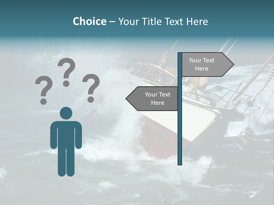 Collapsing Resort Nobody PowerPoint Template