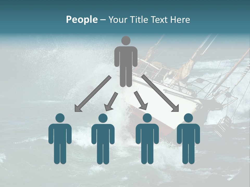 Collapsing Resort Nobody PowerPoint Template