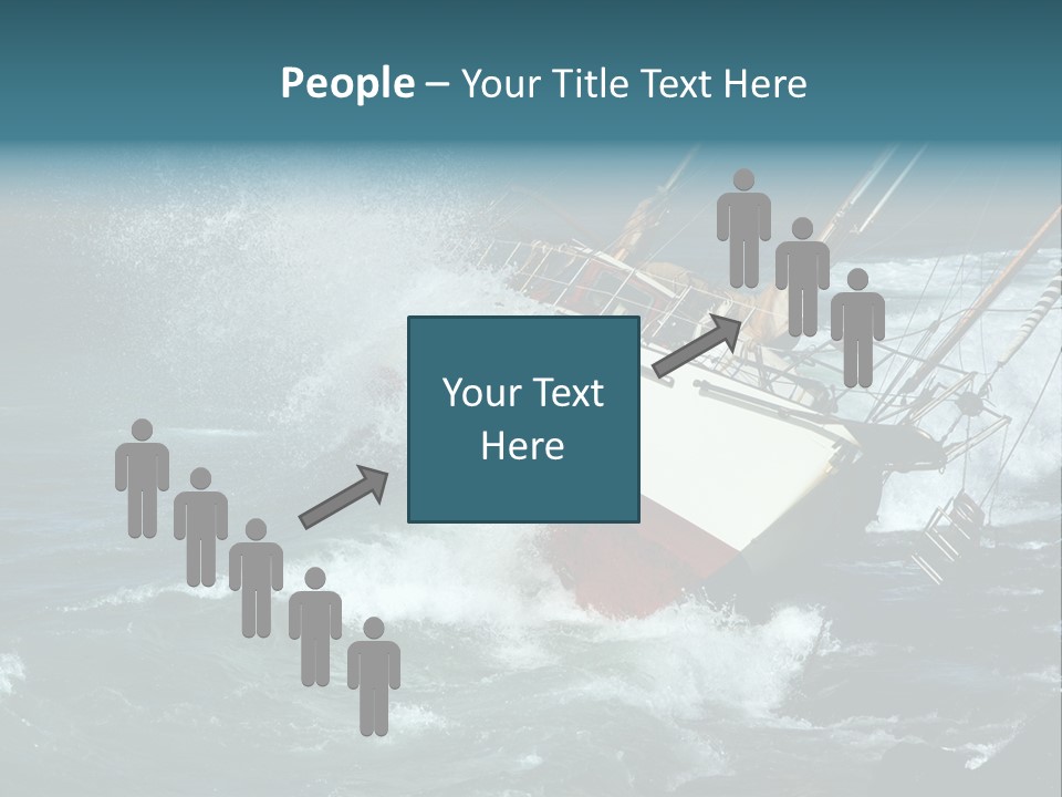 Collapsing Resort Nobody PowerPoint Template