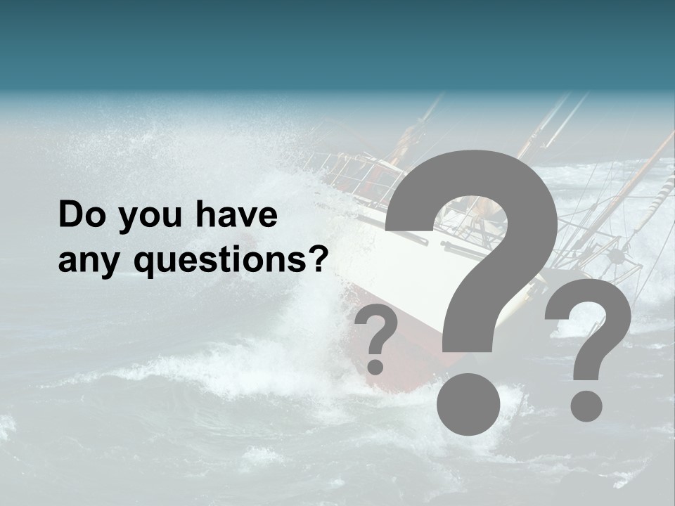 Collapsing Resort Nobody PowerPoint Template