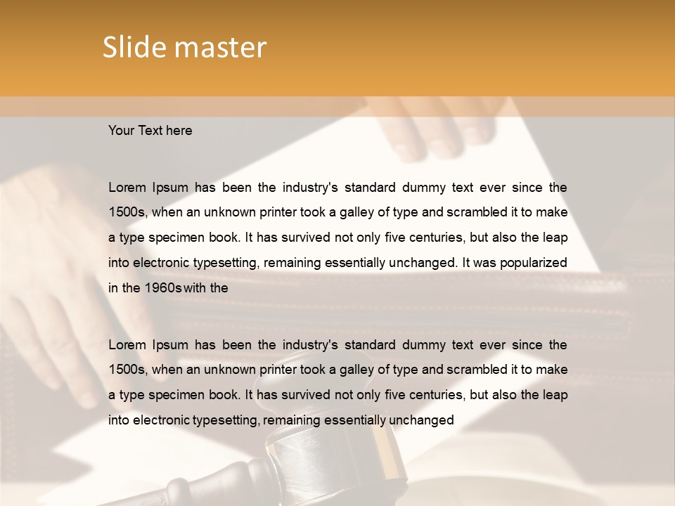 Person Law Innocent PowerPoint Template