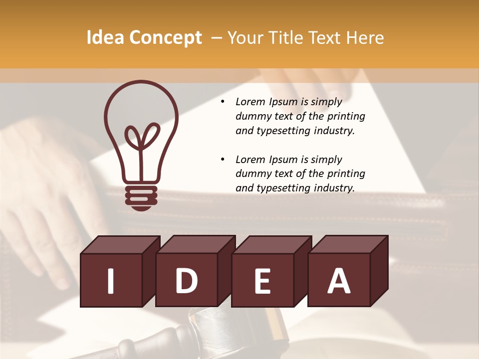 Person Law Innocent PowerPoint Template