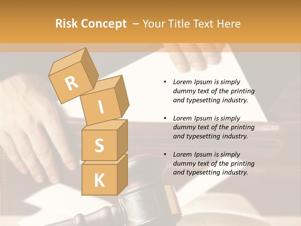 Person Law Innocent PowerPoint Template