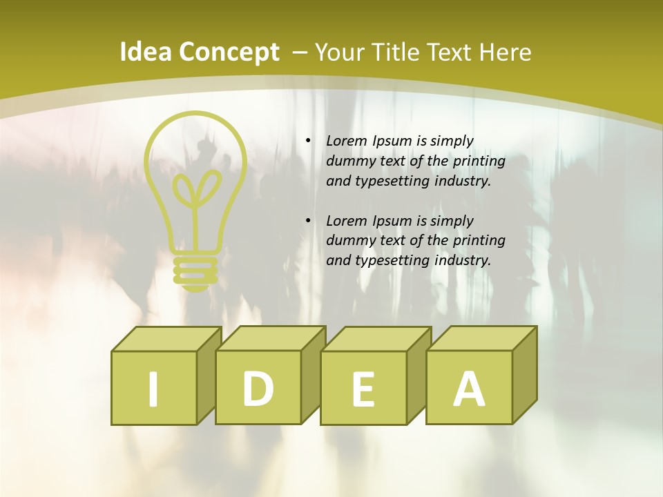 Commuter  Ghost PowerPoint Template