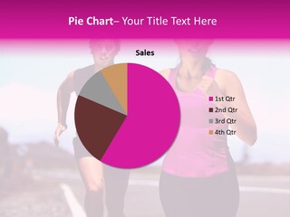 Running Woman Happy Race PowerPoint Template