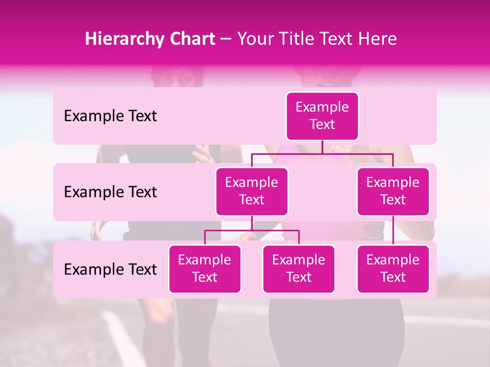 Running Woman Happy Race PowerPoint Template