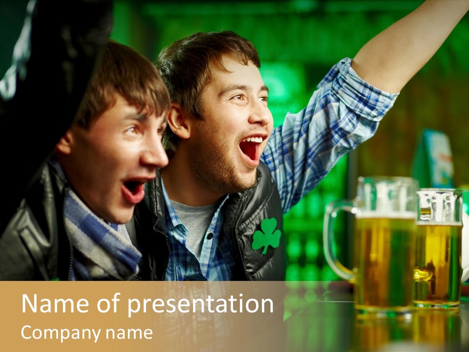 Guy Lad Both PowerPoint Template