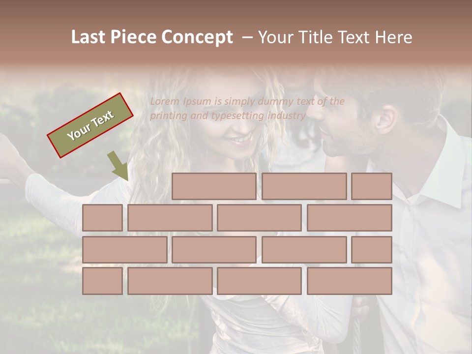 Young Beautiful Rejection PowerPoint Template